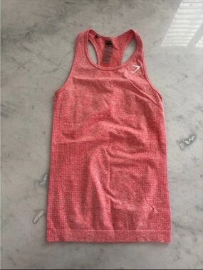 Gymshark Seamless Racerback Tank - Coral
